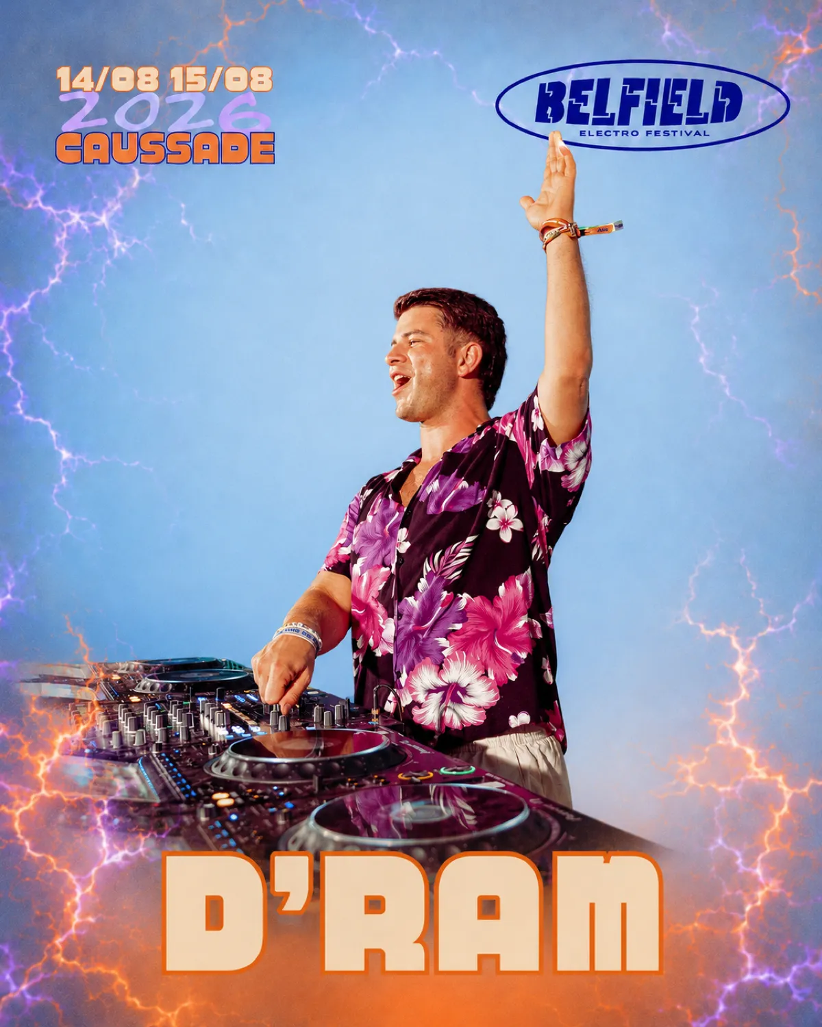 D'Ram — DJ vendredi à la Quercy Stage du Belfield Festival 2026, Caussade