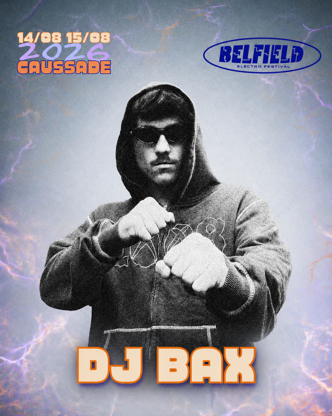 DJ Bax — DJ électro à la Mainstage du Belfield Festival 2026, Caussade