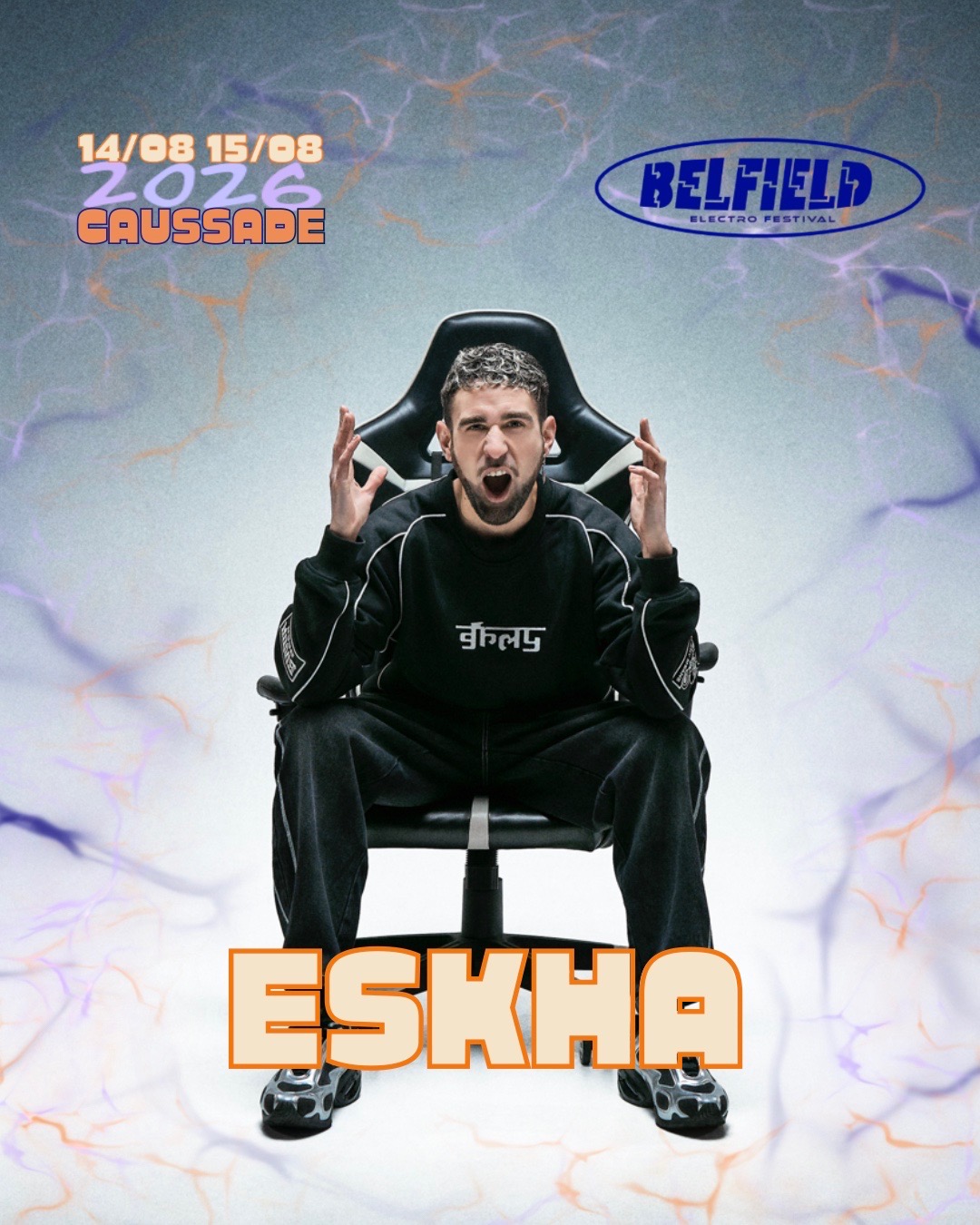 ESKHA — DJ électro à la Mainstage du Belfield Festival 2026, Caussade