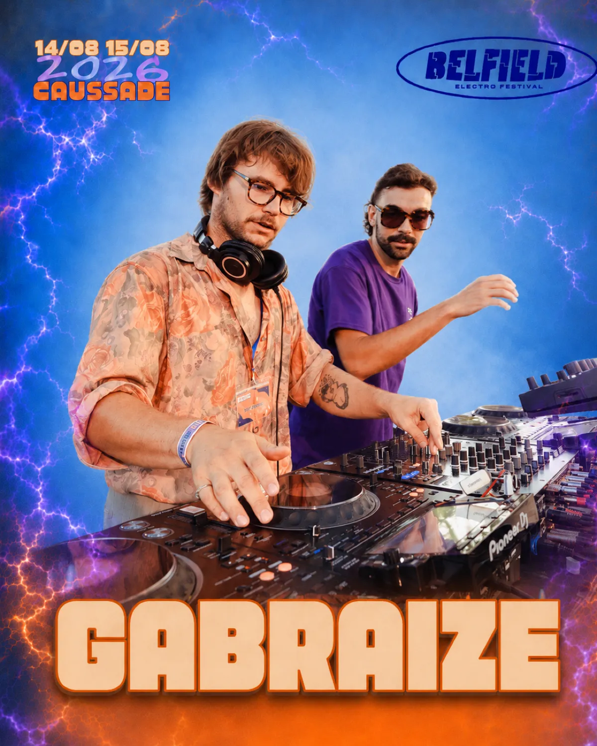 Gabraize — DJ vendredi à la Quercy Stage du Belfield Festival 2026, Caussade