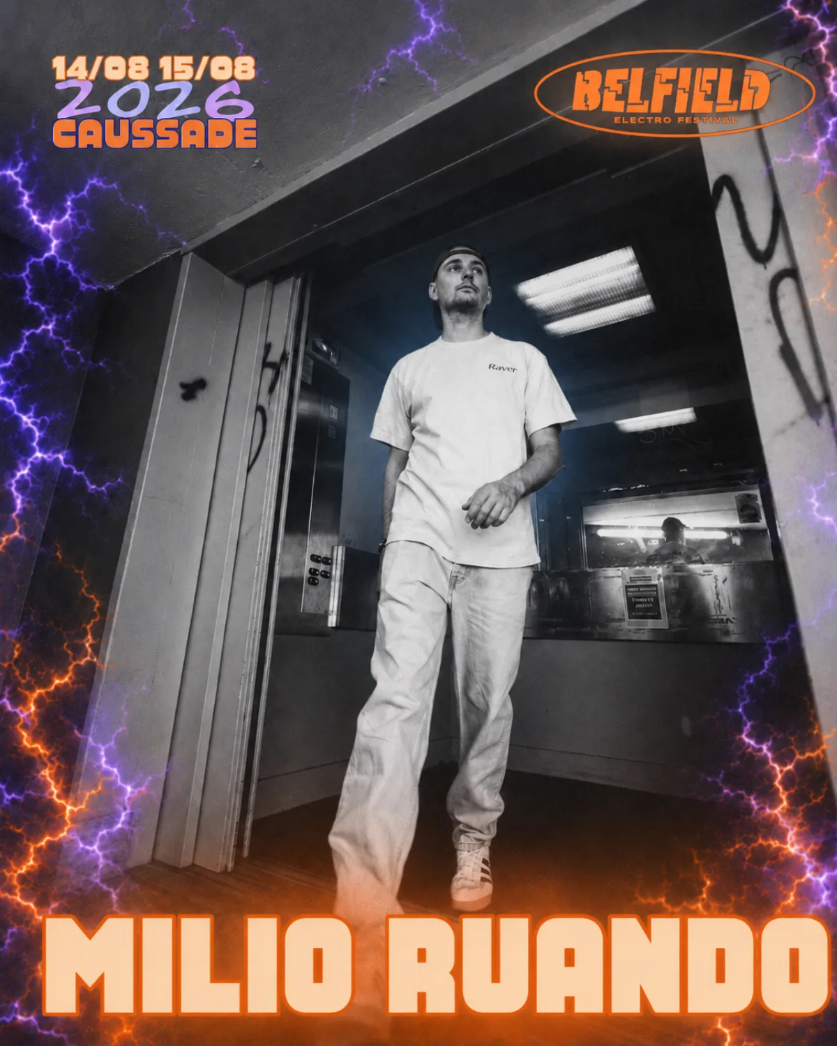 Milio Ruando — artiste à la Mainstage du Belfield Festival 2026, Caussade