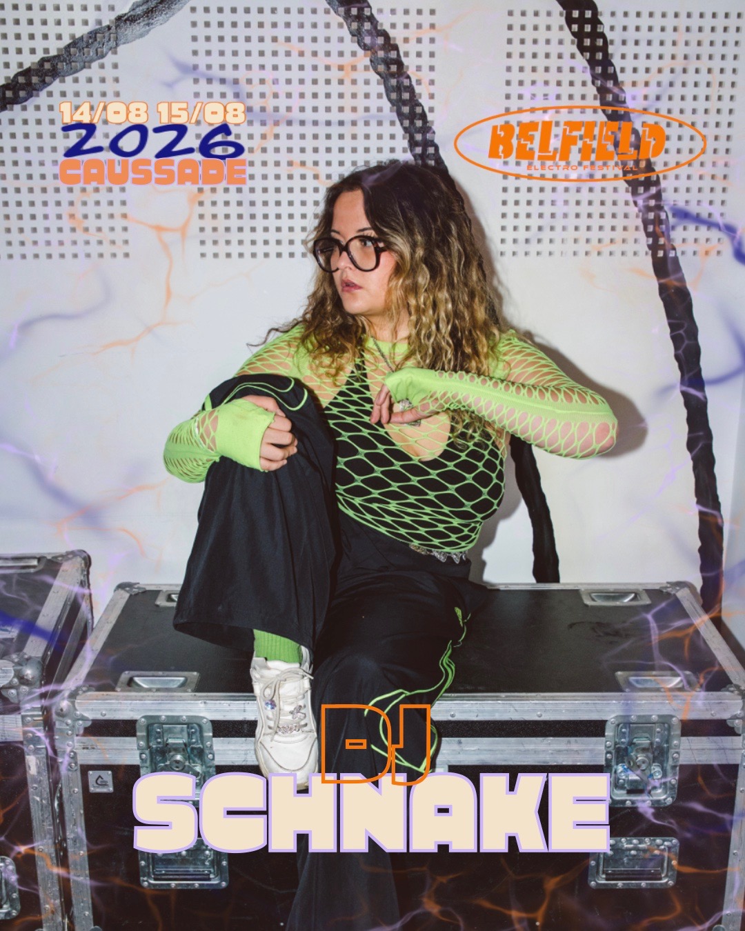 SCHNAKE — artiste électro à la Mainstage du Belfield Festival 2026