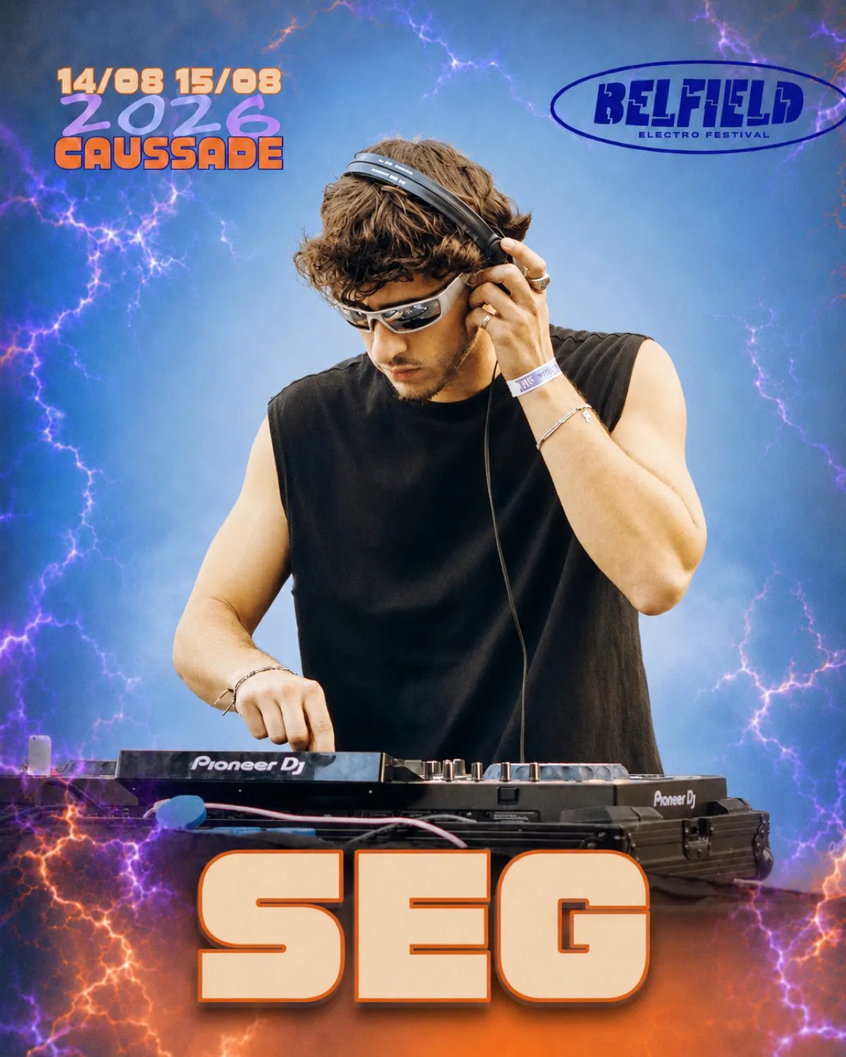 Seg — DJ vendredi à la Quercy Stage du Belfield Festival 2026, Caussade